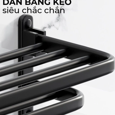 Giá treo khăn nhà tắm Enomax dán tường – thép carbon chống gỉ, bảo hành 10 năm, 350.000₫ 4 Giá treo khăn nhà tắm Enomax dán tường – thép carbon chống gỉ, bảo hành 10 năm, 350.000₫ 4