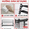 Giá treo khăn nhà tắm Enomax dán tường – thép carbon chống gỉ, bảo hành 10 năm, 350.000₫ 8