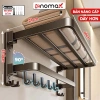 Giá treo khăn nhà tắm Enomax dán tường – thép carbon chống gỉ, bảo hành 10 năm, 350.000₫ 10