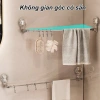 Giá treo khăn phòng tắm co giãn không cần khoan - xoay 180°, inox bền đẹp, giảm còn 96.910₫ 7
