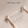 Giá treo khăn phòng tắm co giãn không cần khoan - xoay 180°, inox bền đẹp, giảm còn 96.910₫ 9