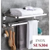 Giá Treo Khăn Tắm Inox 304 50cm Kèm Đinh Vít Khoan Tường - OENON 335k 5