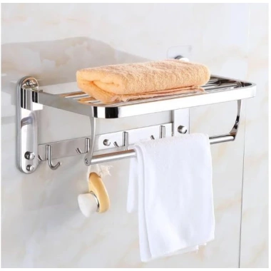 Giá treo khăn tắm inox 304 cao cấp - Kệ đa năng treo phòng tắm, hàng loại 1, chỉ 418.950₫ 3 Giá treo khăn tắm inox 304 cao cấp - Kệ đa năng treo phòng tắm, hàng loại 1, chỉ 418.950₫ 3