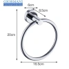Giá treo khăn tắm nhà vệ sinh vòng tròn inox SUS304 bóng đẹp – Italia Giormani cao cấp 135k 5
