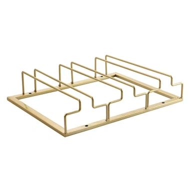 Giá treo ly rượu vang 4 hàng KT 400x225mm - Kệ treo ly gắn tủ, 250.000đ