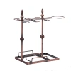 Giá treo ly rượu vang cổ điển kim loại đồng, treo 6 ly, có ngăn chai - 198.000 VND 10