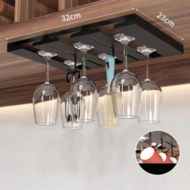 Giá treo ly rượu vang inox 304 cao cấp - Thiết kế sang trọng, giảm 20% còn 198.000đ 2