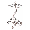 Giá treo ly và kệ để rượu vang decor màu đồng cao cấp 6 ly - giảm giá 350.000đ 2