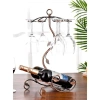 Giá treo ly và kệ để rượu vang decor màu đồng cao cấp 6 ly - giảm giá 350.000đ 6
