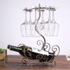 Giá treo ly và kệ để rượu vang decor màu đồng cao cấp 6 ly - giảm giá 350.000đ 9