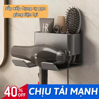 Giá Treo Máy Sấy C&M HOME Dán Tường Nhôm Hàng Không Không Khoan, Ưu Đãi 61.261 VND
