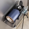 Giá Treo Máy Sấy Tóc Dán Tường HIKARI Nhôm Không Khoan Chống Gỉ, Kèm Giỏ Đựng Đồ 6