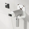 Giá treo máy sấy tóc gắn tường hình gấu cute nhựa kèm miếng dán - Chỉ 35k 7