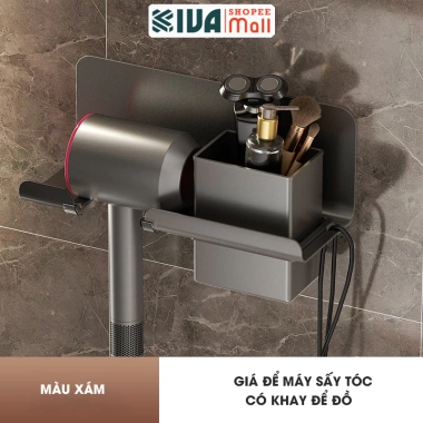 Giá treo máy sấy tóc KIVA nhôm hàng không không khoan bảo hành 10 năm - 75.000đ 8 Giá treo máy sấy tóc KIVA nhôm hàng không không khoan bảo hành 10 năm - 75.000đ 8