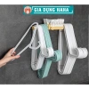 Giá treo móc kẹp quần áo gắn tường không đục lỗ - Miếng dán chắc, chịu lực tốt, gọn gàng - 55.000₫