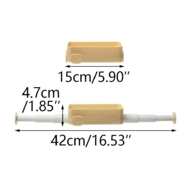 Giá treo móc kẹp quần áo gắn tường không đục lỗ - Miếng dán chắc, chịu lực tốt, gọn gàng - 55.000₫