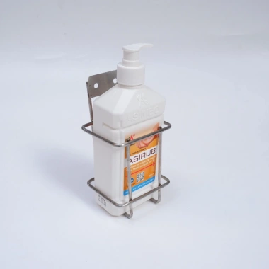 Giá treo nước rửa tay đa năng Inox 304 500ml-1.000ml, treo tường, chai tròn và vuông 5 Giá treo nước rửa tay đa năng Inox 304 500ml-1.000ml, treo tường, chai tròn và vuông 5