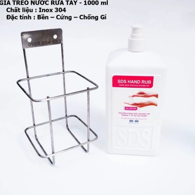 Giá treo nước rửa tay Inox 304 chai vuông 500ml-1.000ml gắn tường – Giá chỉ 60.480₫ 4 Giá treo nước rửa tay Inox 304 chai vuông 500ml-1.000ml gắn tường – Giá chỉ 60.480₫ 4