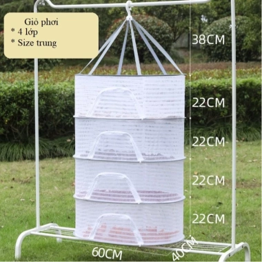 Giá Treo Phơi Thực Phẩm Ngăn Kéo Chống Ruồi Muỗi - 75.000, Không Gian Tiện Lợi