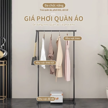 Giá treo quần áo đa năng cao cấp - Kệ phơi đồ ngoài trời, chỉ 79.000 VND