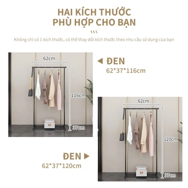 Giá treo quần áo đa năng cao cấp - Kệ phơi đồ ngoài trời, chỉ 79.000 VND