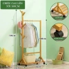 Giá treo quần áo đa năng gỗ tự nhiên - Kệ phơi hiện đại, an toàn, giảm còn 199k 2