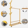 Giá treo quần áo đa năng gỗ tự nhiên - Kệ phơi hiện đại, an toàn, giảm còn 199k 5