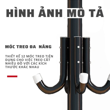 Giá treo quần áo đa năng, khung thép chắc chắn, sơn tĩnh điện chống rỉ - 79.000đ 8 Giá treo quần áo đa năng, khung thép chắc chắn, sơn tĩnh điện chống rỉ - 79.000đ 8