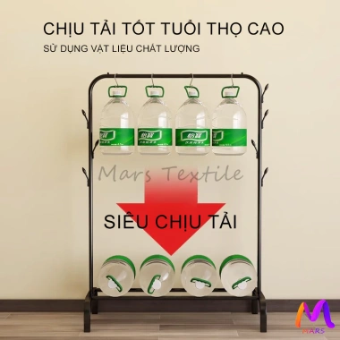 Giá Treo Quần Áo Đen Trắng Khung Sắt Chắc Chắn, Kệ Treo & Móc Phơi - 85.000 (Giá Gốc 107.100) 9