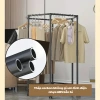 Giá Treo Quần Áo Di Động Xoay 360 Bánh Xe, Cây Phơi Đồ Đa Năng Bền Chắc 178k 5