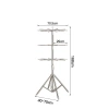 Giá treo quần áo gấp gọn thép không gỉ SPACEMADER - Giá phơi trẻ em, móc treo mũ kiểu cây, giảm giá 419.000₫ 6