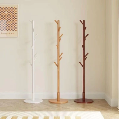 Giá treo quần áo gỗ CMG09 - Đa năng, chắc chắn cho phòng khách, ngủ, ký túc xá, 135k