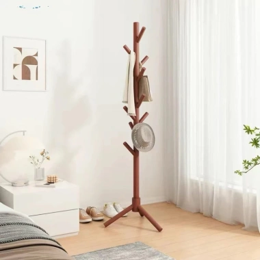 Giá treo quần áo gỗ CMG09 - Đa năng, chắc chắn cho phòng khách, ngủ, ký túc xá, 135k