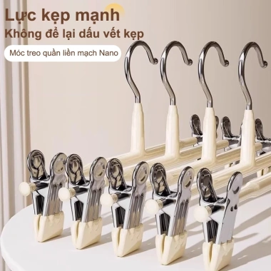 Giá Treo Quần Áo Inox Bọc Nhựa Cao Su Chống Trượt, Không Để Lại Vết Hằn - 63.063₫
