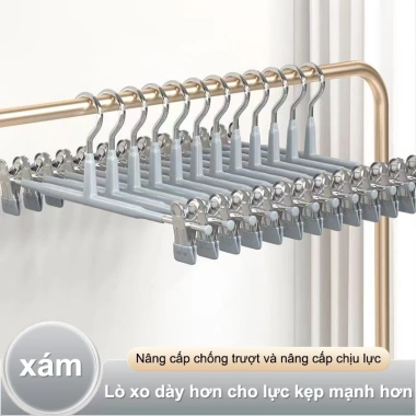 Giá Treo Quần Áo Inox Bọc Nhựa Cao Su Chống Trượt, Không Để Lại Vết Hằn - 63.063₫