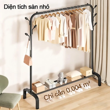 Giá Treo Quần Áo & Kệ Treo - Chắc Chắn, Sang Trọng, Dễ Lắp Đặt, 129.000₫ 8