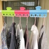 Giá treo quần áo NAPKERY - Kẹp ABS chống gió, giá phơi di động, tiết kiệm không gian, phù hợp gia đình 4