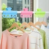 Giá treo quần áo NAPKERY - Kẹp ABS chống gió, giá phơi di động, tiết kiệm không gian, phù hợp gia đình 6