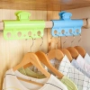 Giá treo quần áo NAPKERY - Kẹp ABS chống gió, giá phơi di động, tiết kiệm không gian, phù hợp gia đình 9