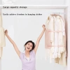 Giá treo quần áo nén tiện dụng, điều chỉnh gấp gọn, túi đựng giúp tiết kiệm không gian - 166k