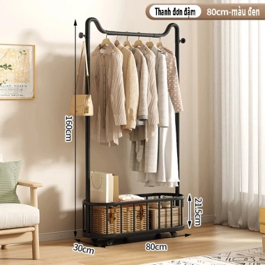 Giá treo quần áo phòng ngủ đa năng, tiết kiệm không gian, di động, gắn tường - Giá chỉ 262.530đ 10 Giá treo quần áo phòng ngủ đa năng, tiết kiệm không gian, di động, gắn tường - Giá chỉ 262.530đ 10
