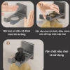 Giá treo sữa tắm, dầu gội, nước rửa tay nhôm không gỉ dán tường không khoan MOJO - Giá 44.000₫ 7