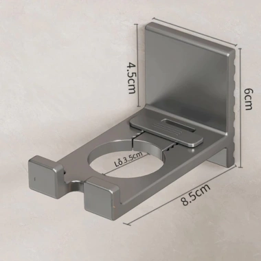 Giá treo sữa tắm, dầu gội, nước rửa tay nhôm không gỉ dán tường không khoan MOJO - Giá 44.000₫ 10