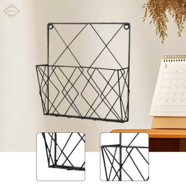 Giá treo tạp chí kim loại - Kệ tối giản, giá đỡ tài liệu, giá đựng hồ sơ, 145.200₫ 8
