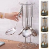Giá treo thìa & xẻng nồi inox dày ổn định, đa năng 6 móc - Giảm chỉ 222.640₫ 7