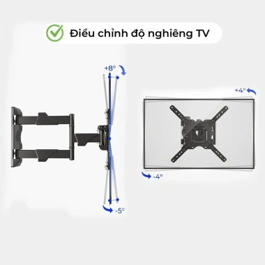 Giá treo tivi đa năng NB P4 32-55 inch nhập khẩu, đáng tin cậy, chỉ 285.000₫