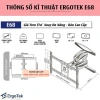 Giá treo tivi xoay góc đa năng ErgoTek E64/E65/E66/E68 TV 32-82 inch - Tiết kiệm 4