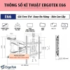 Giá treo tivi xoay góc đa năng ErgoTek E64/E65/E66/E68 TV 32-82 inch - Tiết kiệm 8