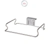 Giá treo túi đựng rác đa năng inox kiểu cửa sau, móc khăn sáng tạo - Chỉ 45.786₫ 4