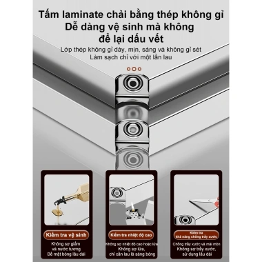 Giá treo tường hai tầng thép không gỉ - Đồ nhà bếp, lò vi sóng, giảm còn 419k 7
